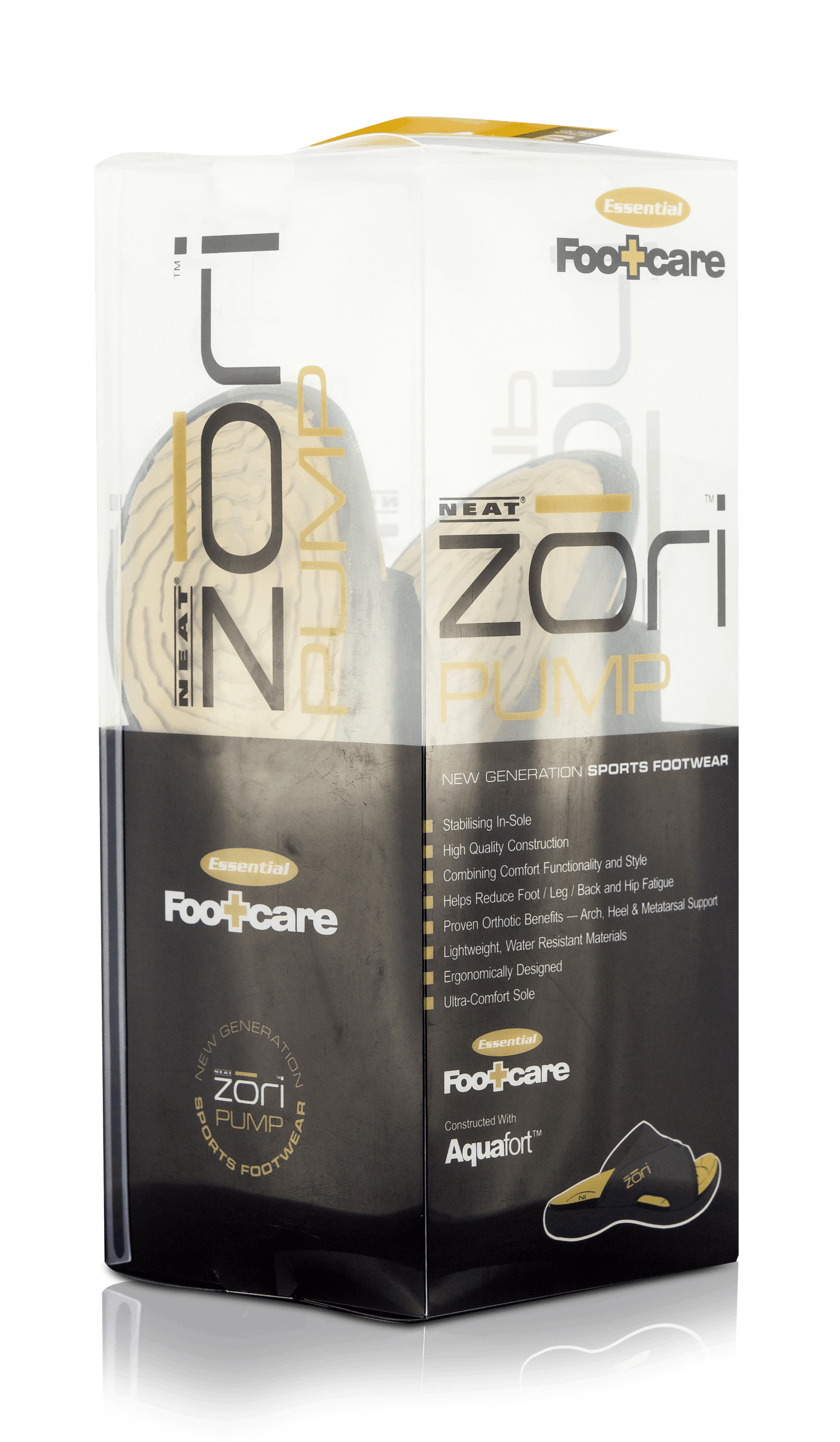 Zori Pump Orthotic Black/Tan Healthy, Lightweight, Stylish
