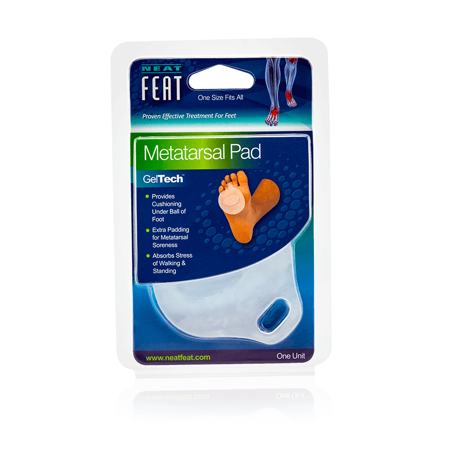 Gel Metatarsal Pad Front Foot Pain Prevention - Neat Feat Foot & Body Care