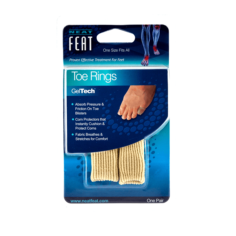 Gel Toe Ring Padding and Protection For Corns - Neat Feat Foot & Body Care