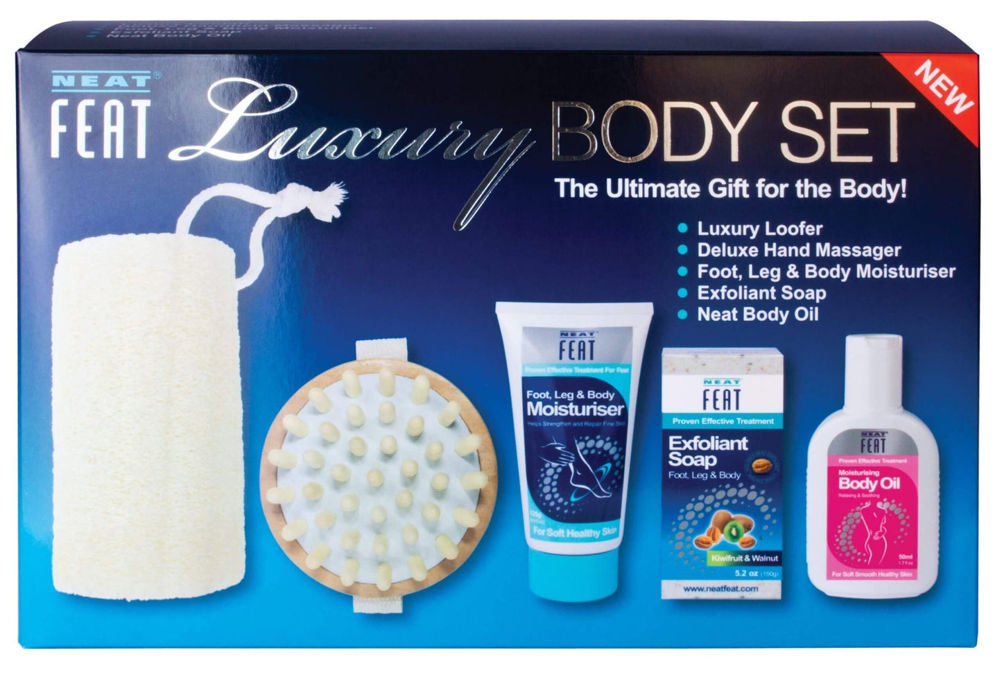 Luxury Body Set for pampering yourself - Neat Feat Foot & Body Care