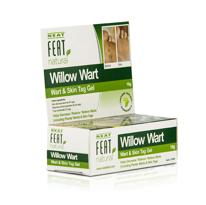 Neat Feat Natural Willow Wart and Skin Tag Gel 10g For Wart Removal - Neat Feat Foot & Body Care