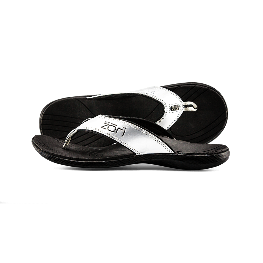 Neat Zori Female Black/Silver Water Resistant, Healthy, and Comfortable - Neat Feat Foot & Body Care