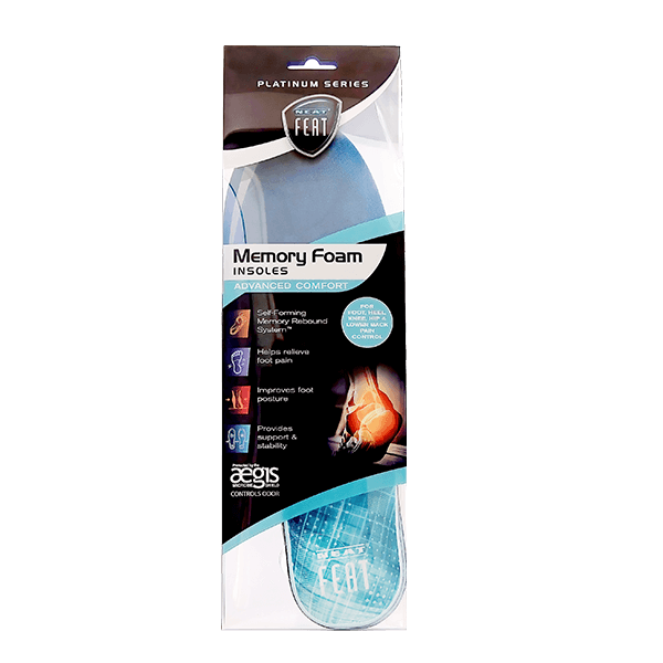 Platinum Series Advanced Memory Foam Insole that Self-Forms - Neat Feat Foot & Body Care