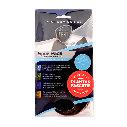 Platinum Series Spur Pads for Pressure Relief and Inflammation - Neat Feat Foot & Body Care